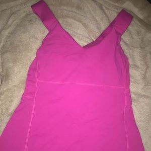 Pink lululemon tank top. Size 4